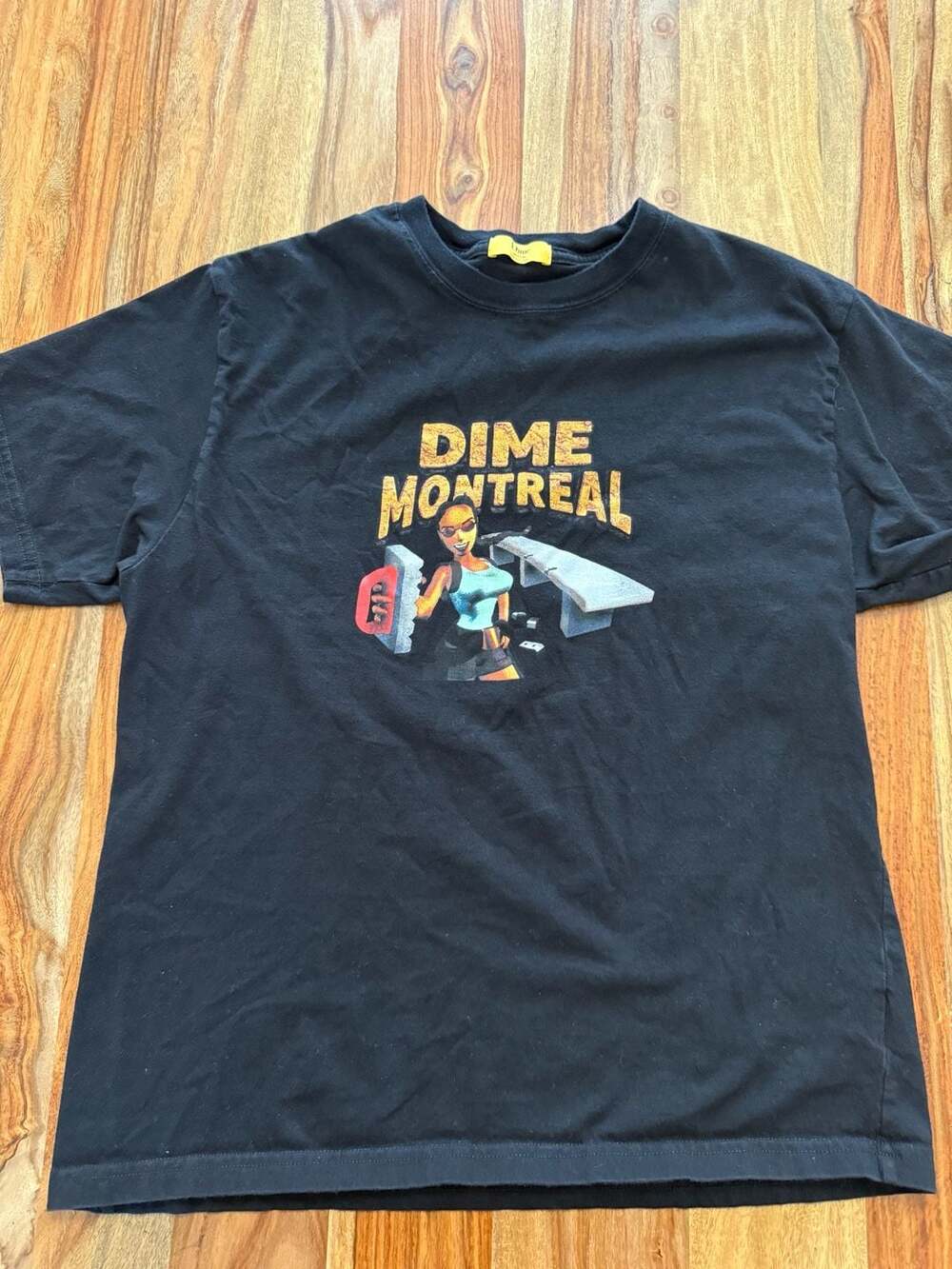 Dime Montreal Lara Croft T-Shirt Black Size Medium